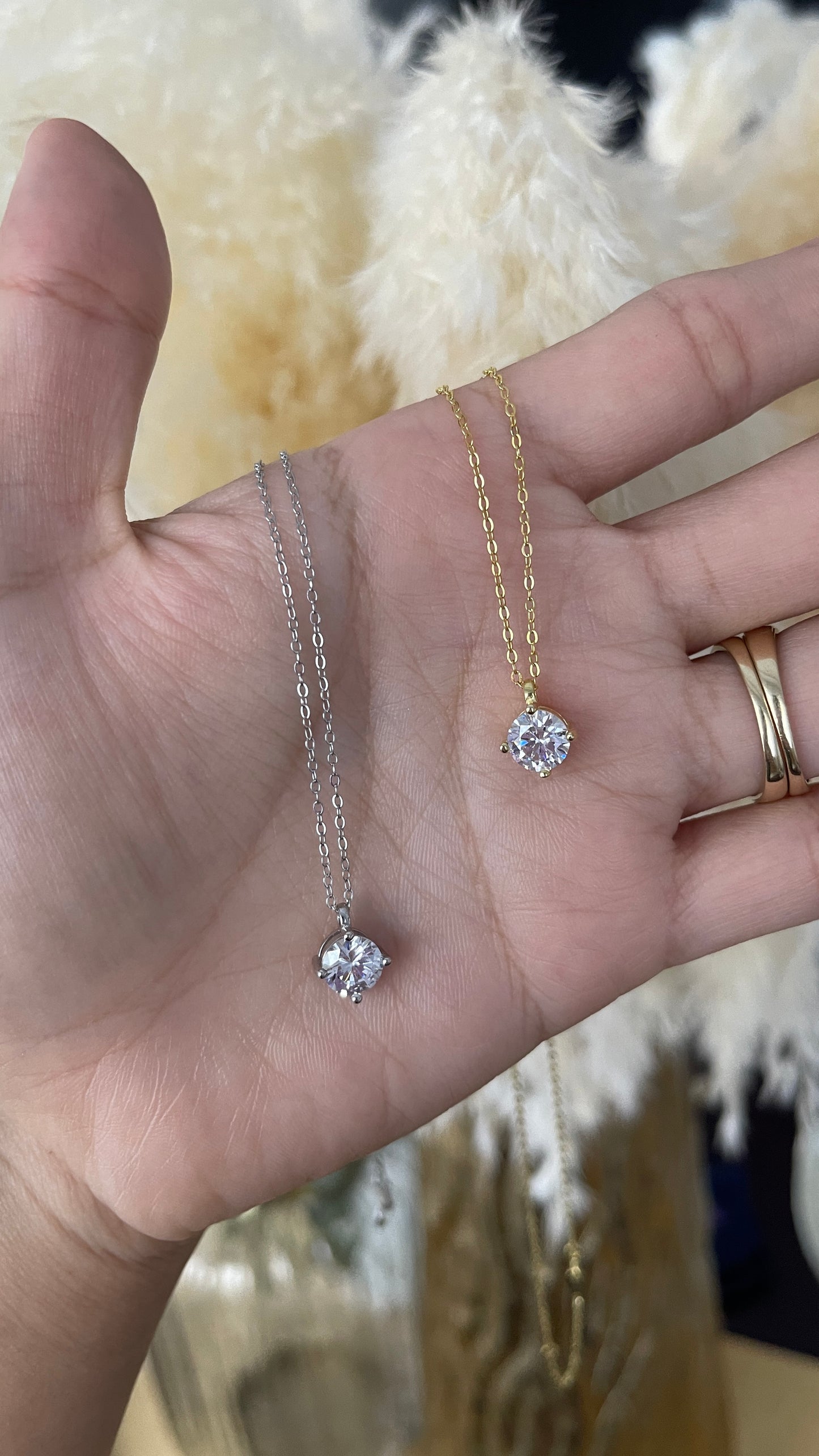 Orbit necklace - Silver