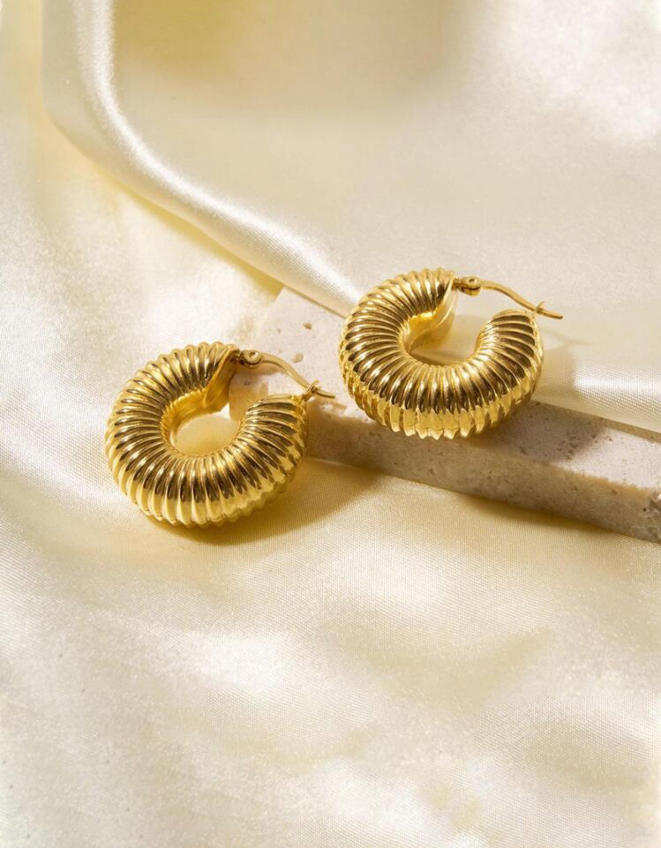 Chunky Hoops - Golden