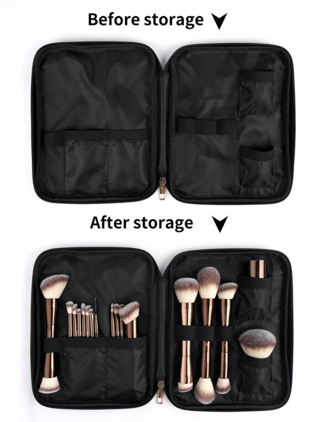 Set de brochas Maange 20piezas + estuche de almacenamiento