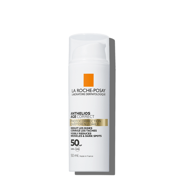 La Roche Posay ANTHELIOS
AGE CORRECT SPF50
Fotocorrección diaria antiedad.