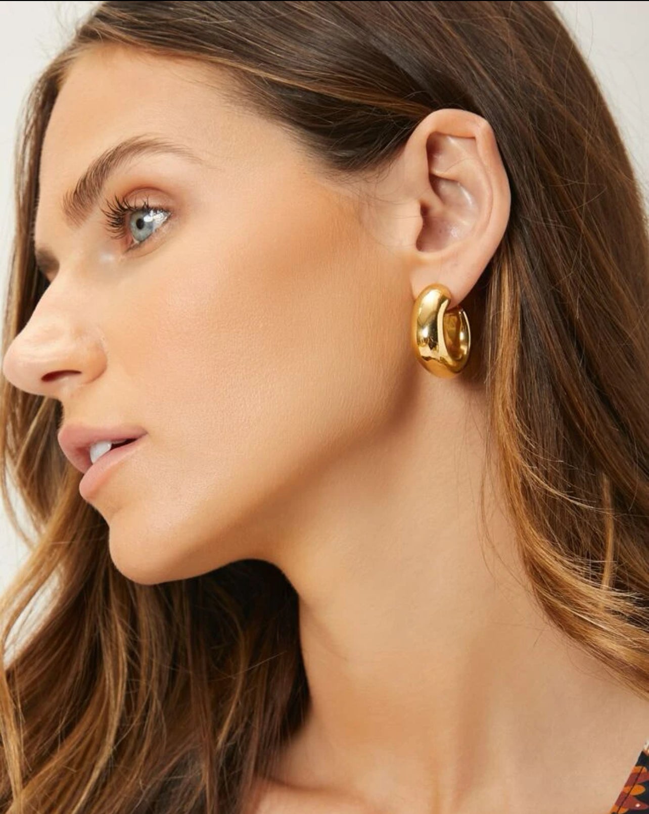 Irregular Hoops - Golden