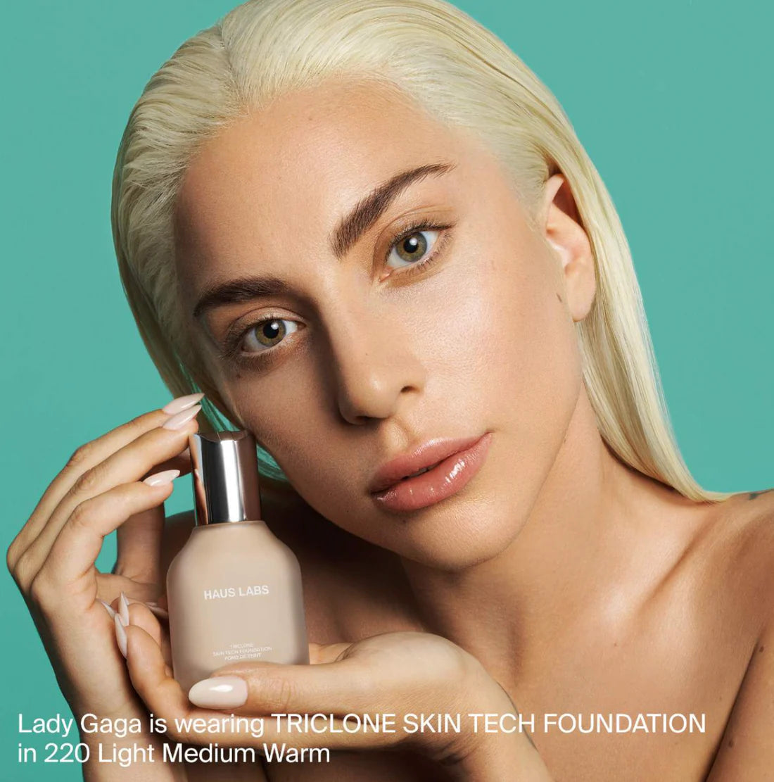 Haus Labs Lady Gaga Triclone Skin Tech Medium Coverage Foundation with Fermented Arnica