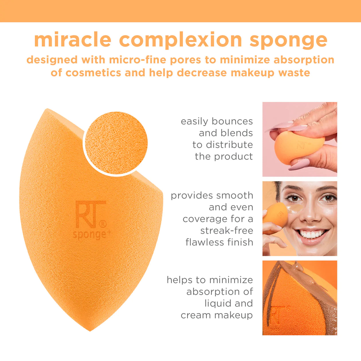 Real Techniques Miracle Complexion Makeup Blending Sponges