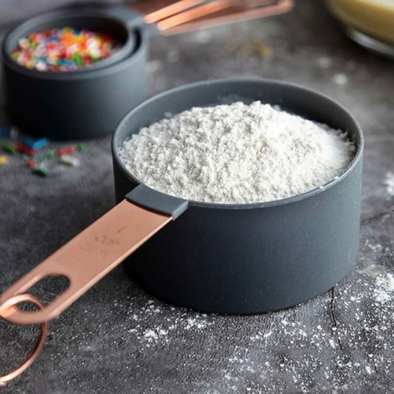 Set de tazas medidoras (acero inoxidable)