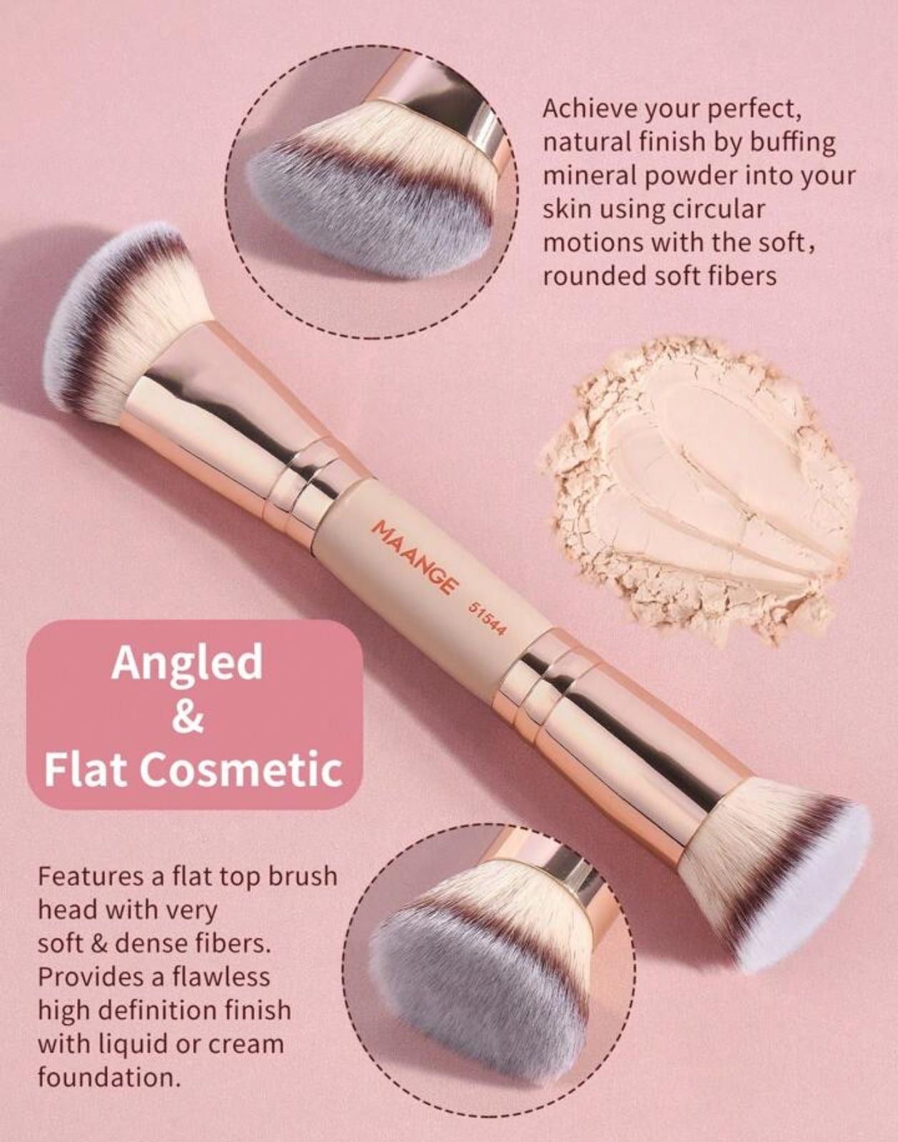 Maange Brush Set 4 piezas dúo