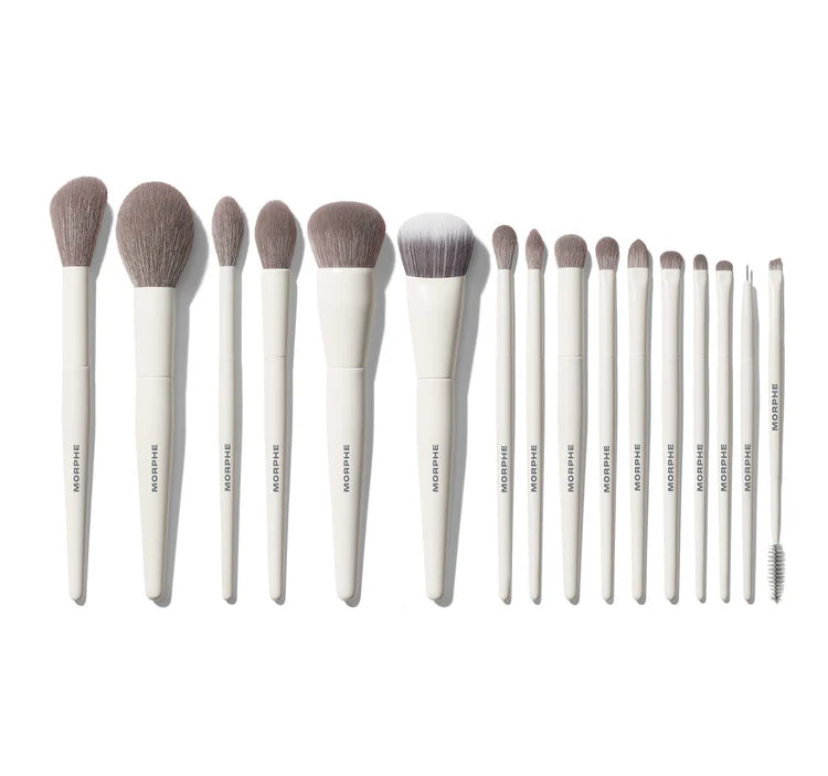 Morphe Ready,Set, Pro 16-Piece Face & Eye Brush Set