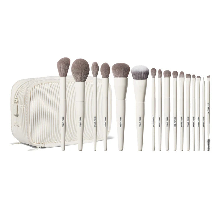 Morphe Ready,Set, Pro 16-Piece Face & Eye Brush Set