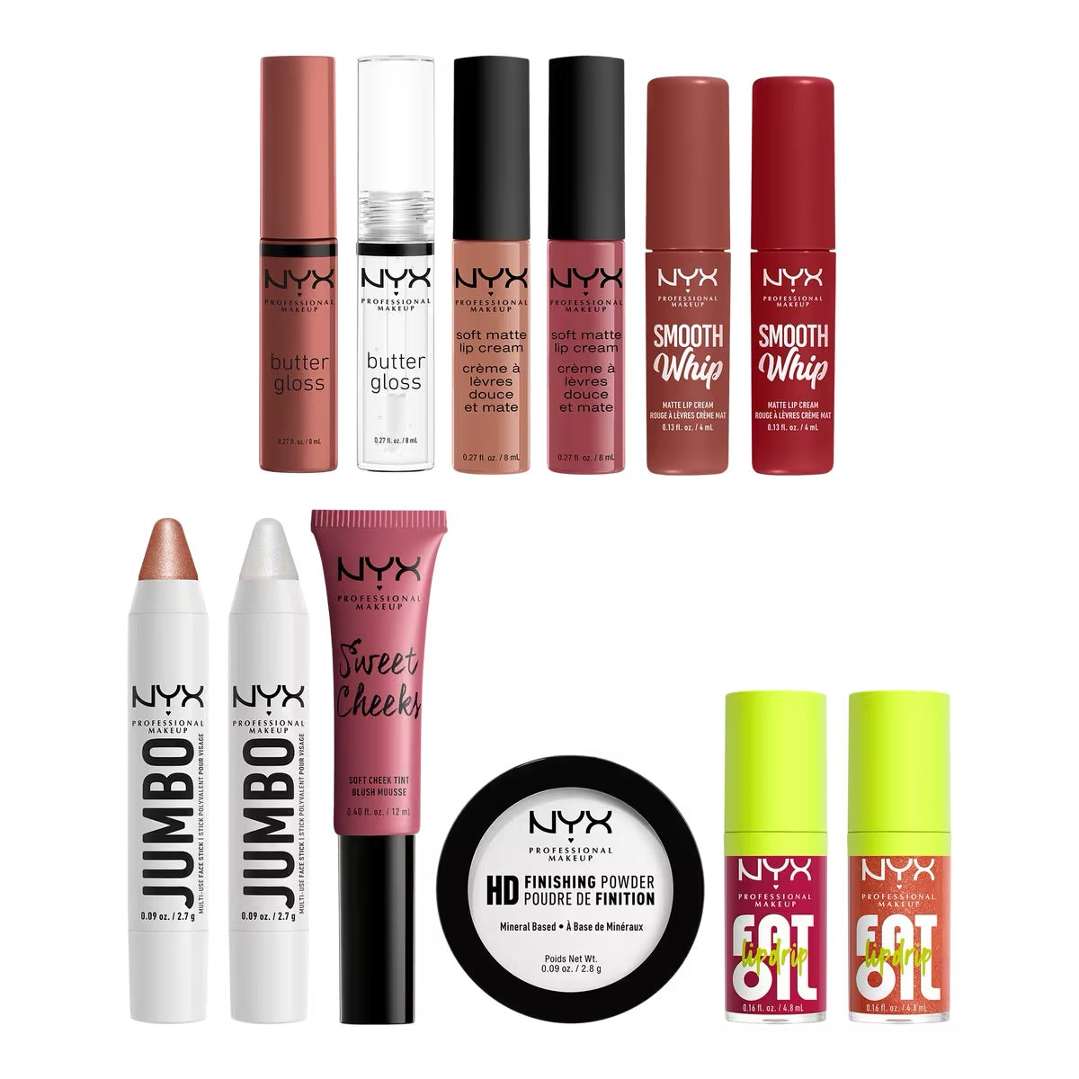 Nyx Limited Edition Home Alone 12 Piece Surprise Makeup Tree Pinata Holiday Gift