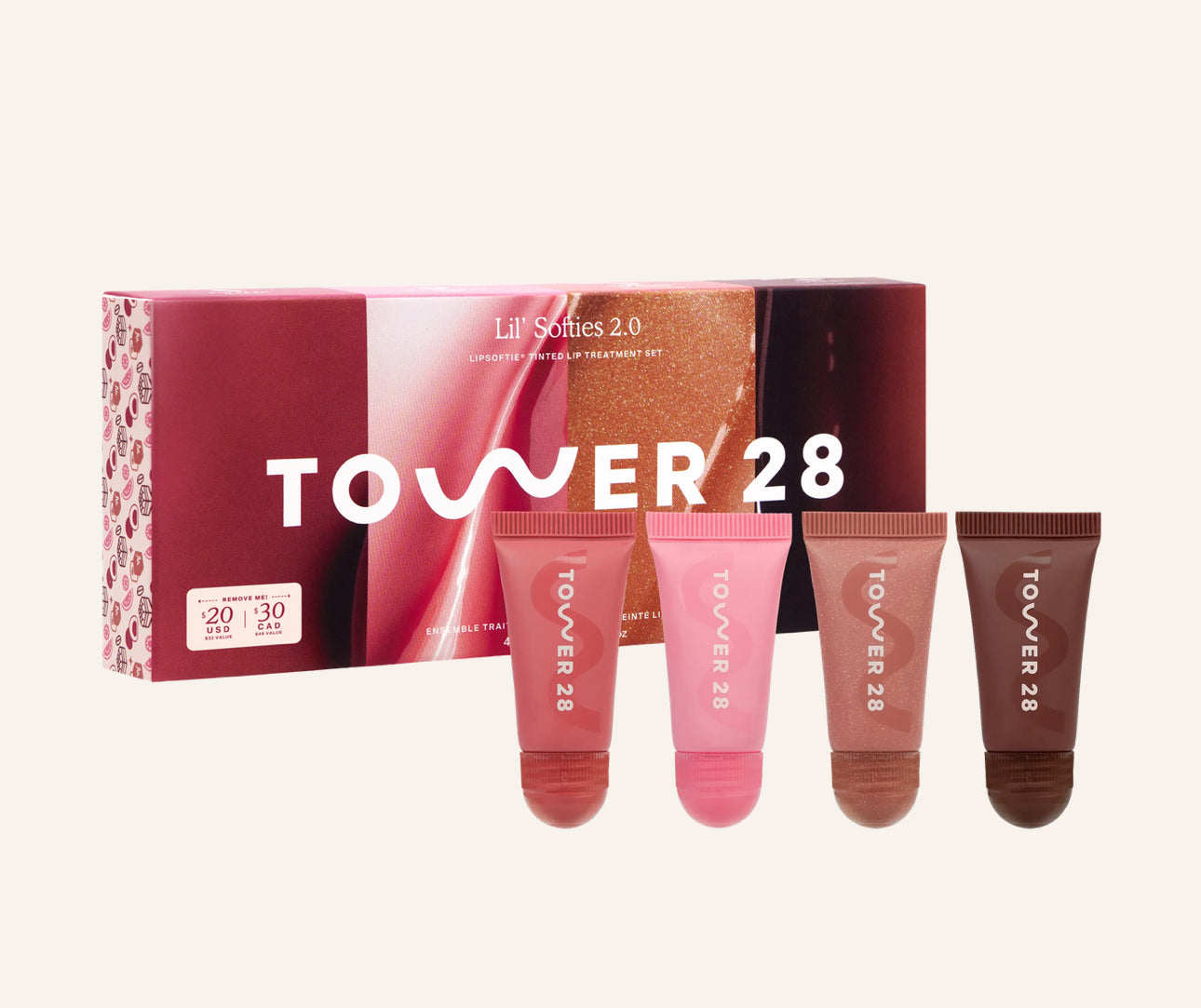 Tower 28 Beauty Mini Lil' Softies LipSoftie Lip Treatment Set