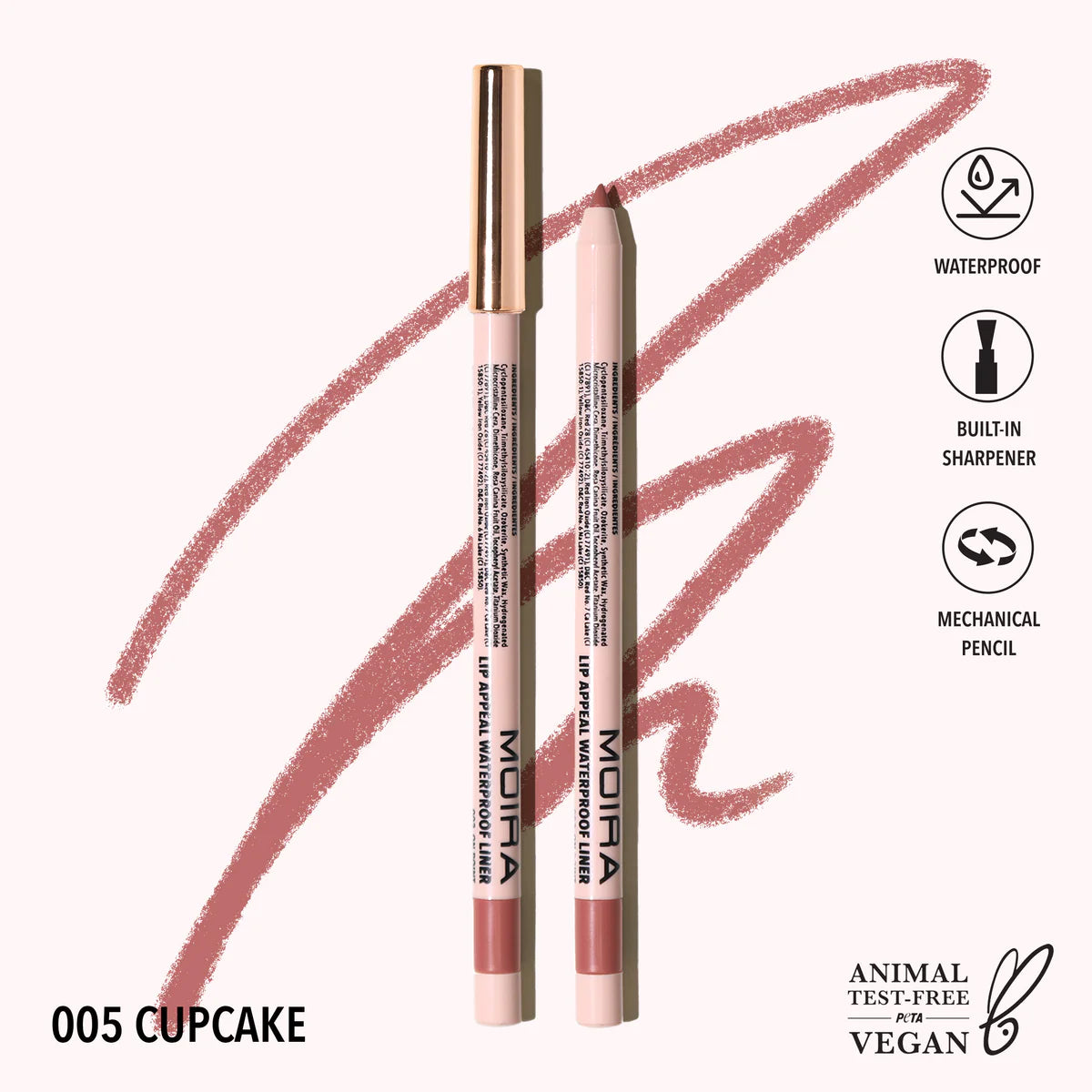 Moira Lip Appeal Waterproof Liner