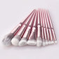 Set de 10 brochas ergonomícas genéricas - Rose Gold