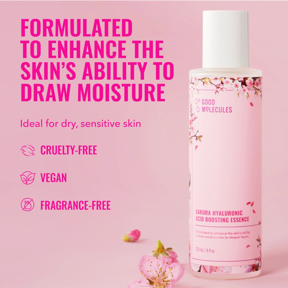 Good Molecules Sakura Hyaluronic Acid Boosting Essence