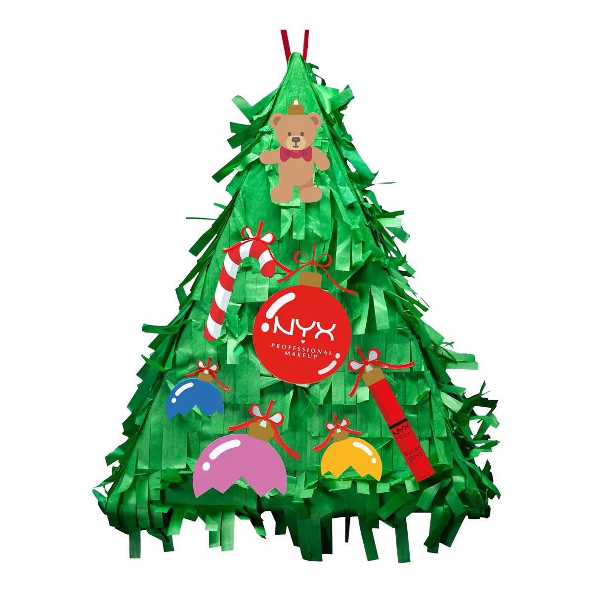 Nyx Limited Edition Home Alone 12 Piece Surprise Makeup Tree Pinata Holiday Gift