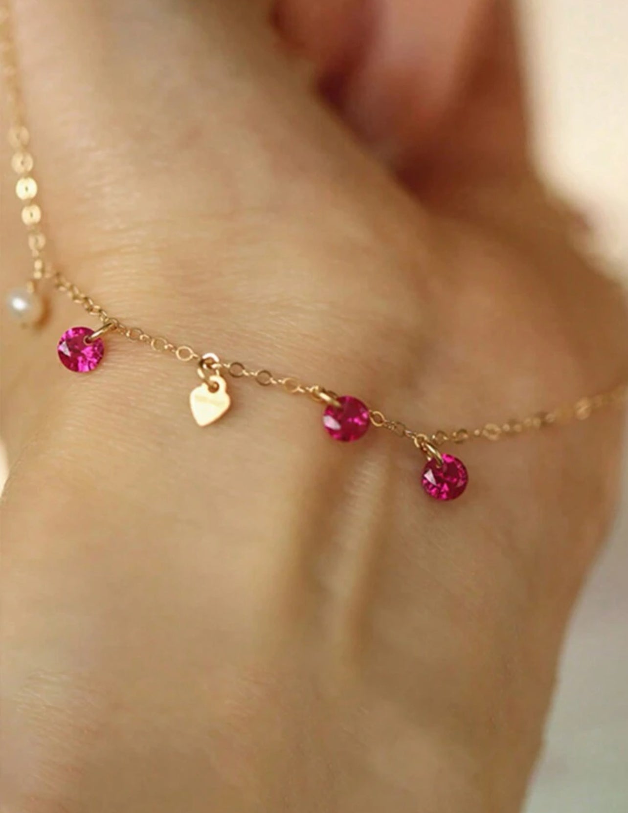 Ruby bracelet