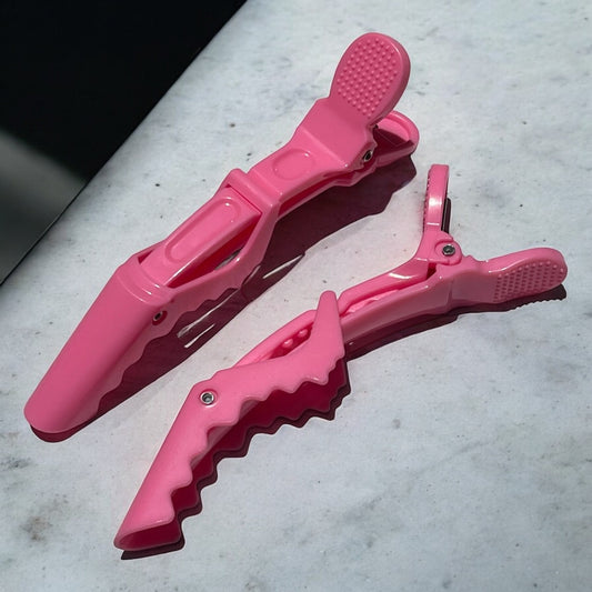 Alligator Jaw Clips Pink