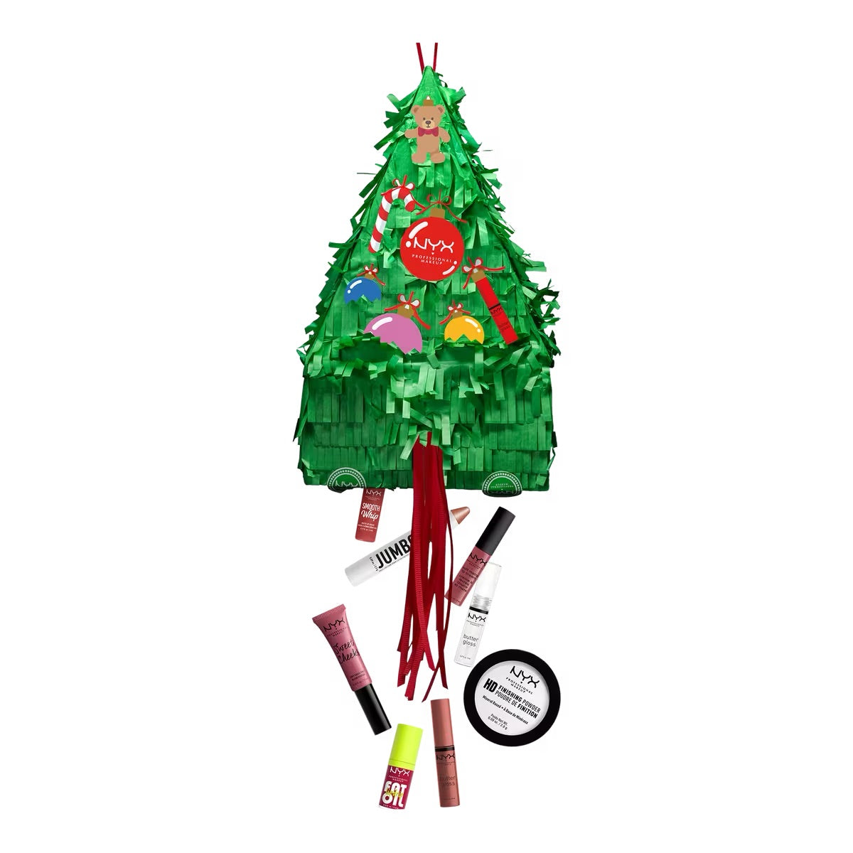 Nyx Limited Edition Home Alone 12 Piece Surprise Makeup Tree Pinata Holiday Gift