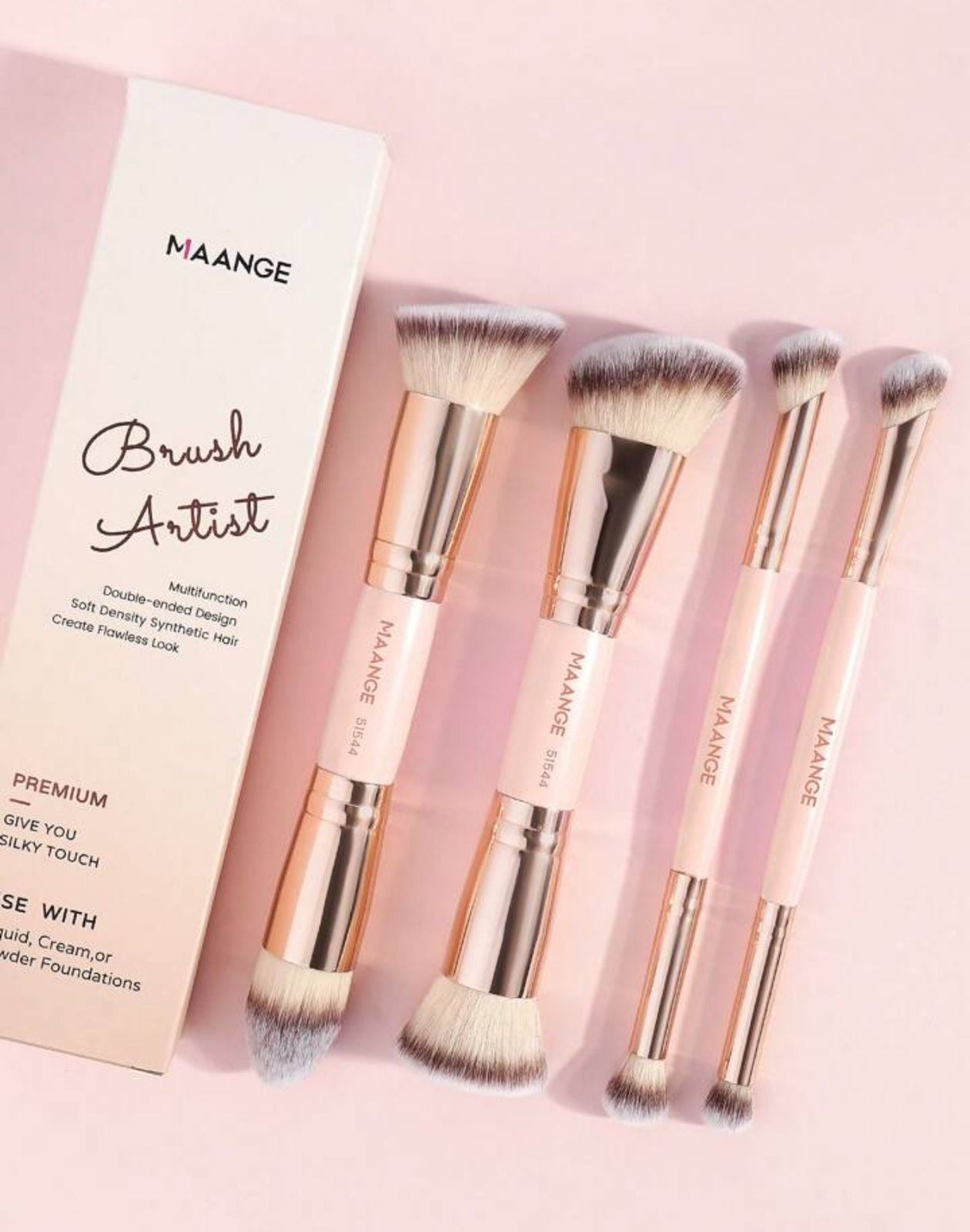 Maange Brush Set 4 piezas dúo