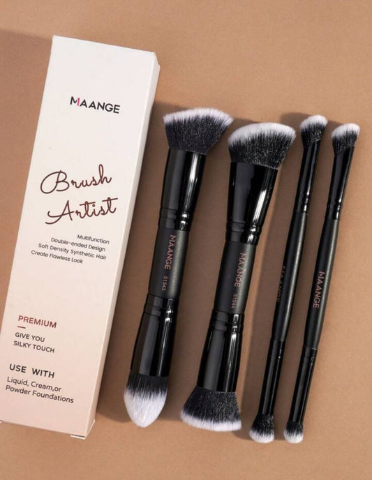 Maange Brush Set 4 piezas dúo