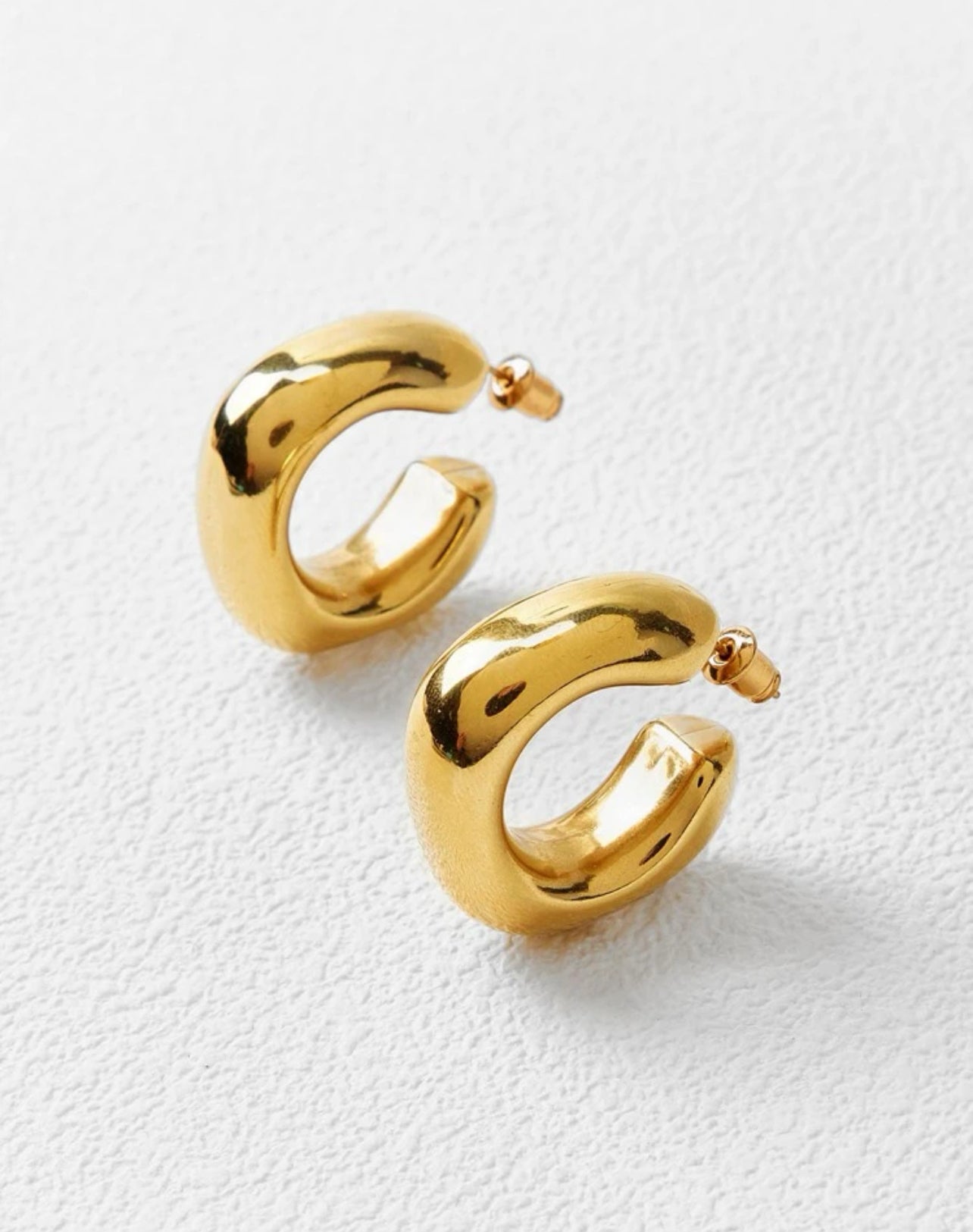 Irregular Hoops - Golden