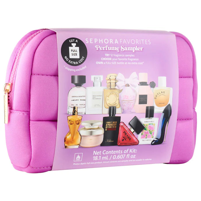 Sephora Favorites Perfume Sampler Set with Floral & Vanilla Perfumes
