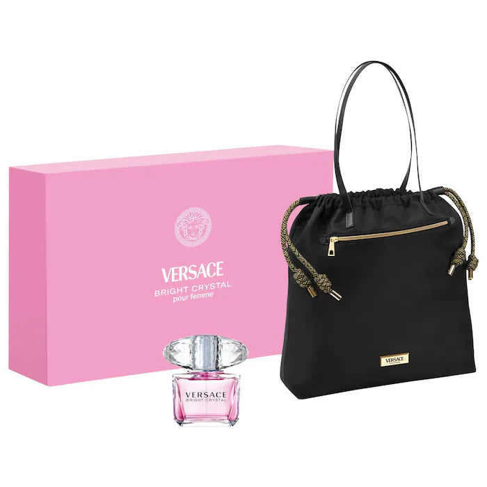 Versace Bright Crystal Eau de Toilette Summer Tote Set