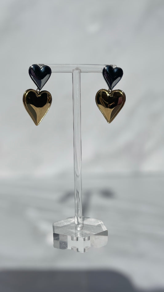 Heart earrings