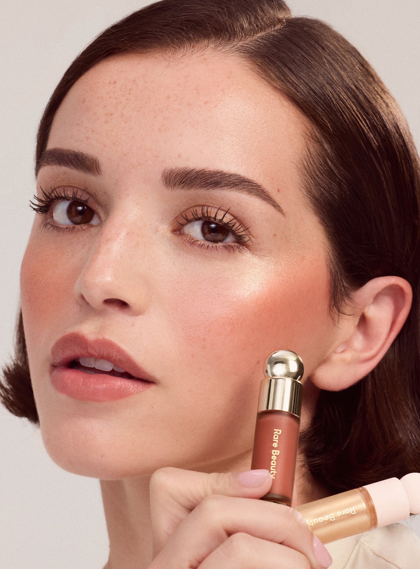 Rare Beauty Warm Radiance Mini Blush & Luminizer Duo