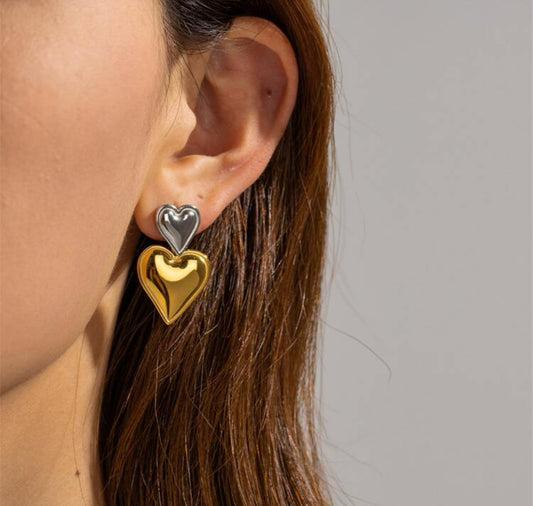 Heart earrings