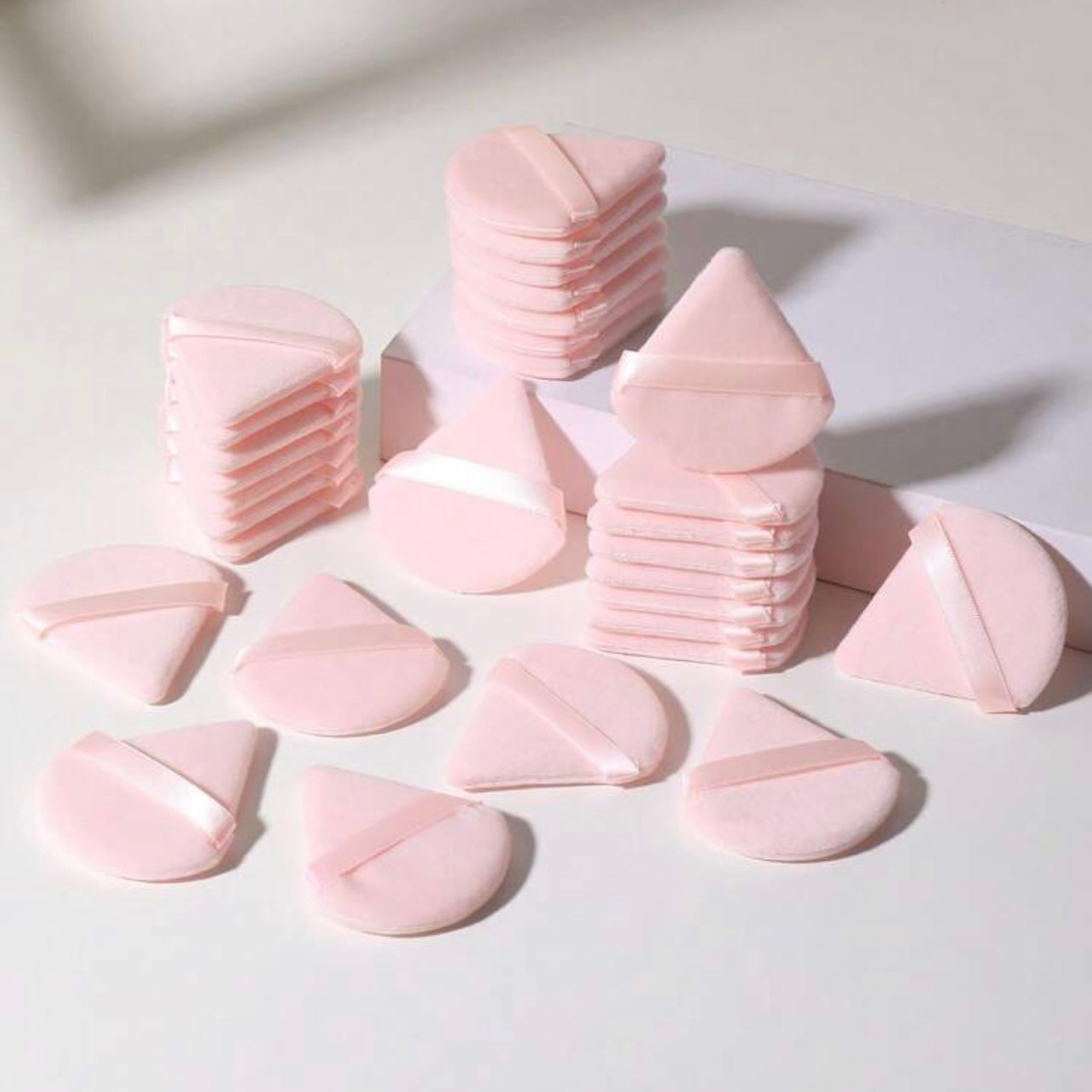 Puff Rosa 5 Piezas