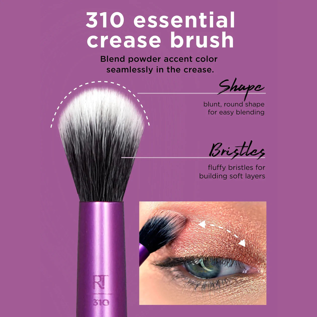 Real Techniques Everyday Eye Essentials Makeup Brush Kit