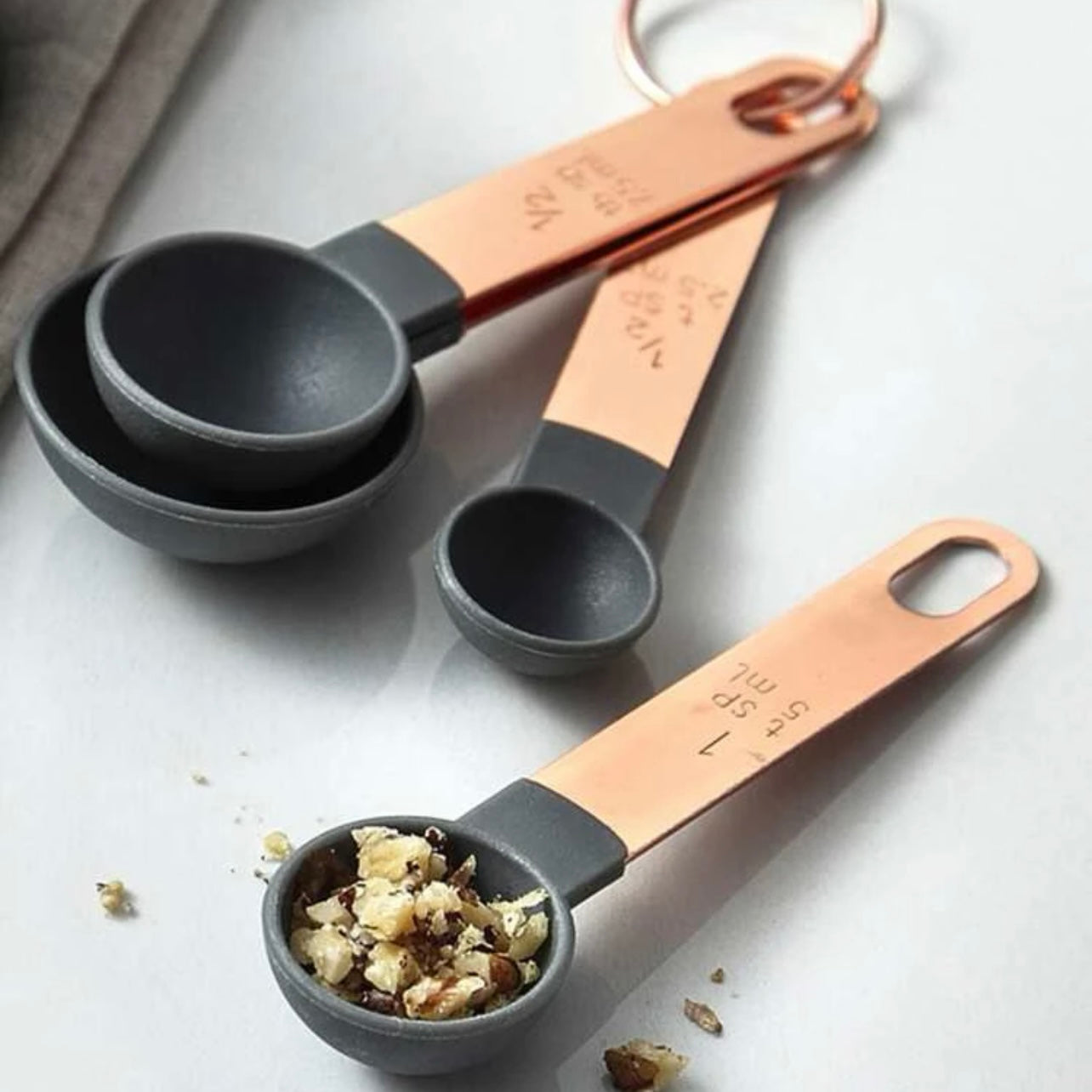 Set de tazas medidoras (acero inoxidable)