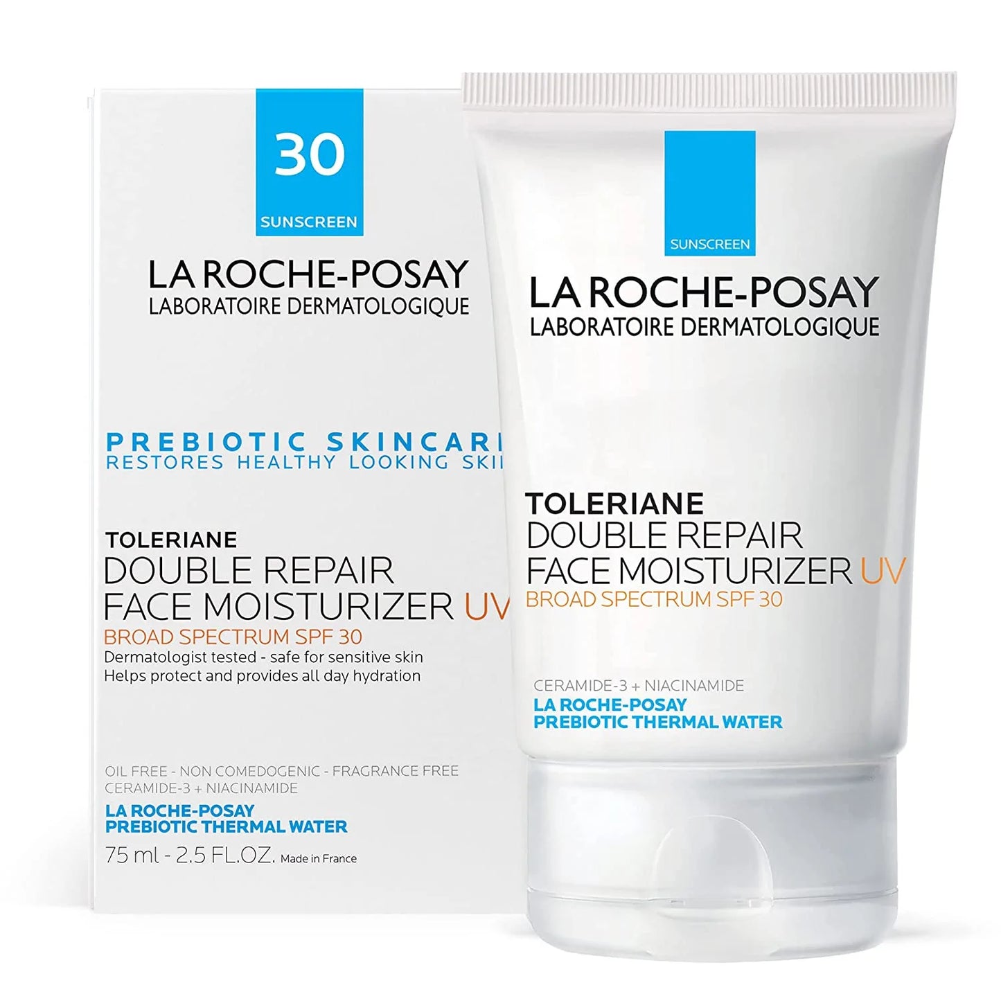 La Roche Posay Face Moisturizer UV Toleriane Double Repair Oil-Free Face Cream with SPF 30